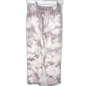 Free People Cargo Printed Jeans Utilitarian Streetwear Women's 25